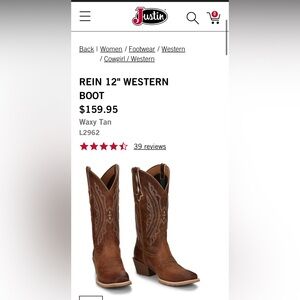 Stylish Brown Western Boots